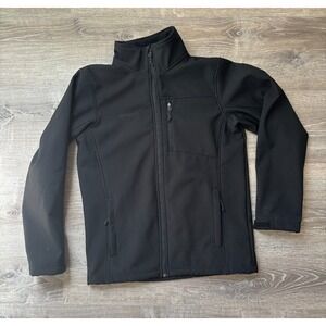 Baleaf Soft Shell Windproof Fleece Lined Water Resistant Jacket Black Size Small